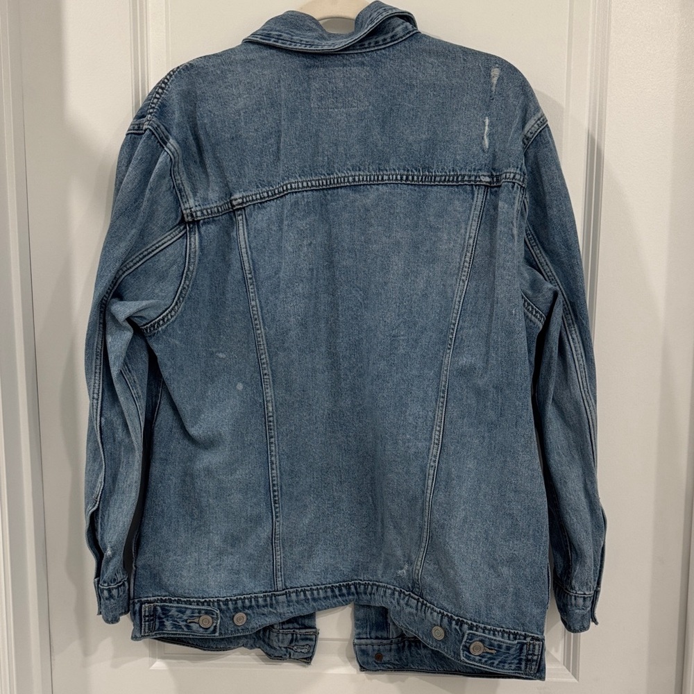 Lucky Brand Boyfriend Trucker Denim Jacket - Picture 5 of 7